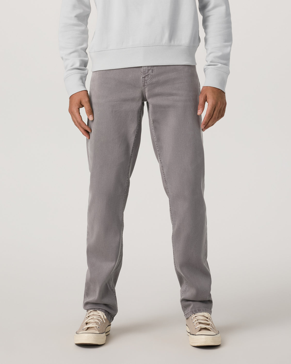 Benton Stretch Twill Pant Classic Fit 32" Cavern Grey Jeans - Vuori