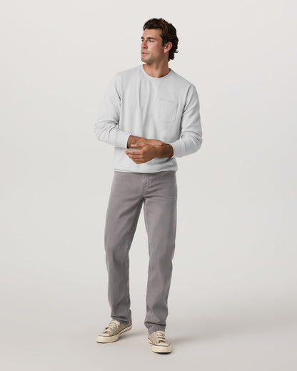 Benton Stretch Twill Pant Classic Fit 32" Cavern Grey Jeans - Vuori