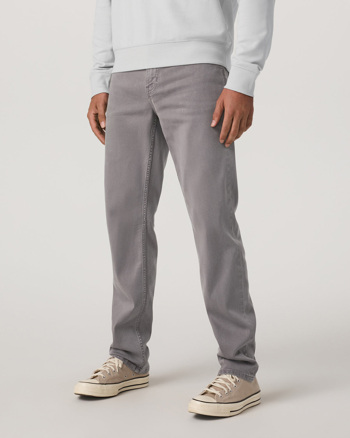 Benton Stretch Twill Pant Classic Fit 32" Cavern Grey Jeans - Vuori