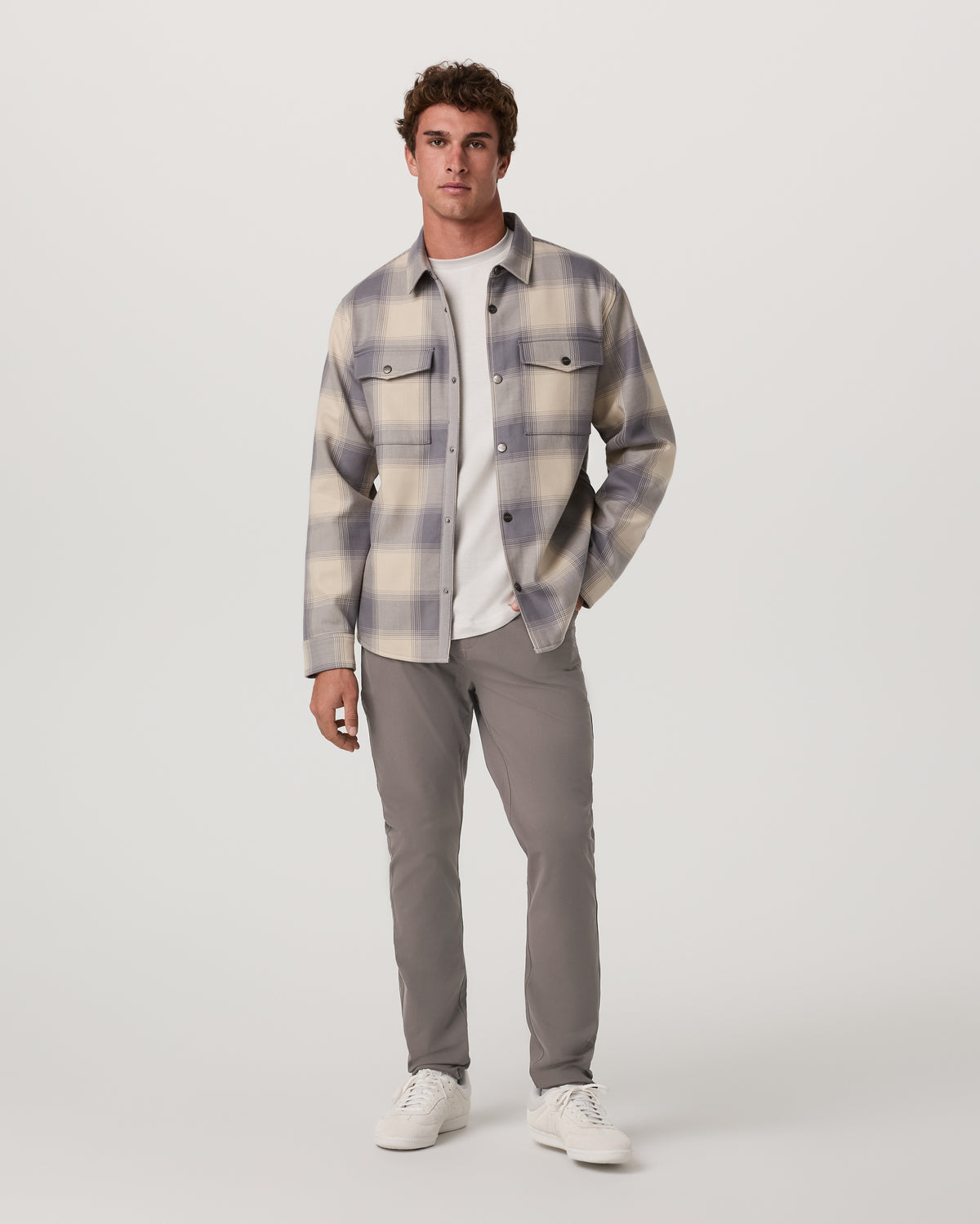 Meta Pant Athletic Slim Fit 30" Men's Warm Grey Pants - Vuori