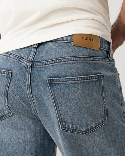 Vuori Vintage Jean Classic Fit 32" Light Wash Denim - Vuori