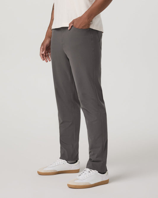 Meta Pant Classic Fit 32" Men's Warm Grey 5-Pocket Pants - Vuori
