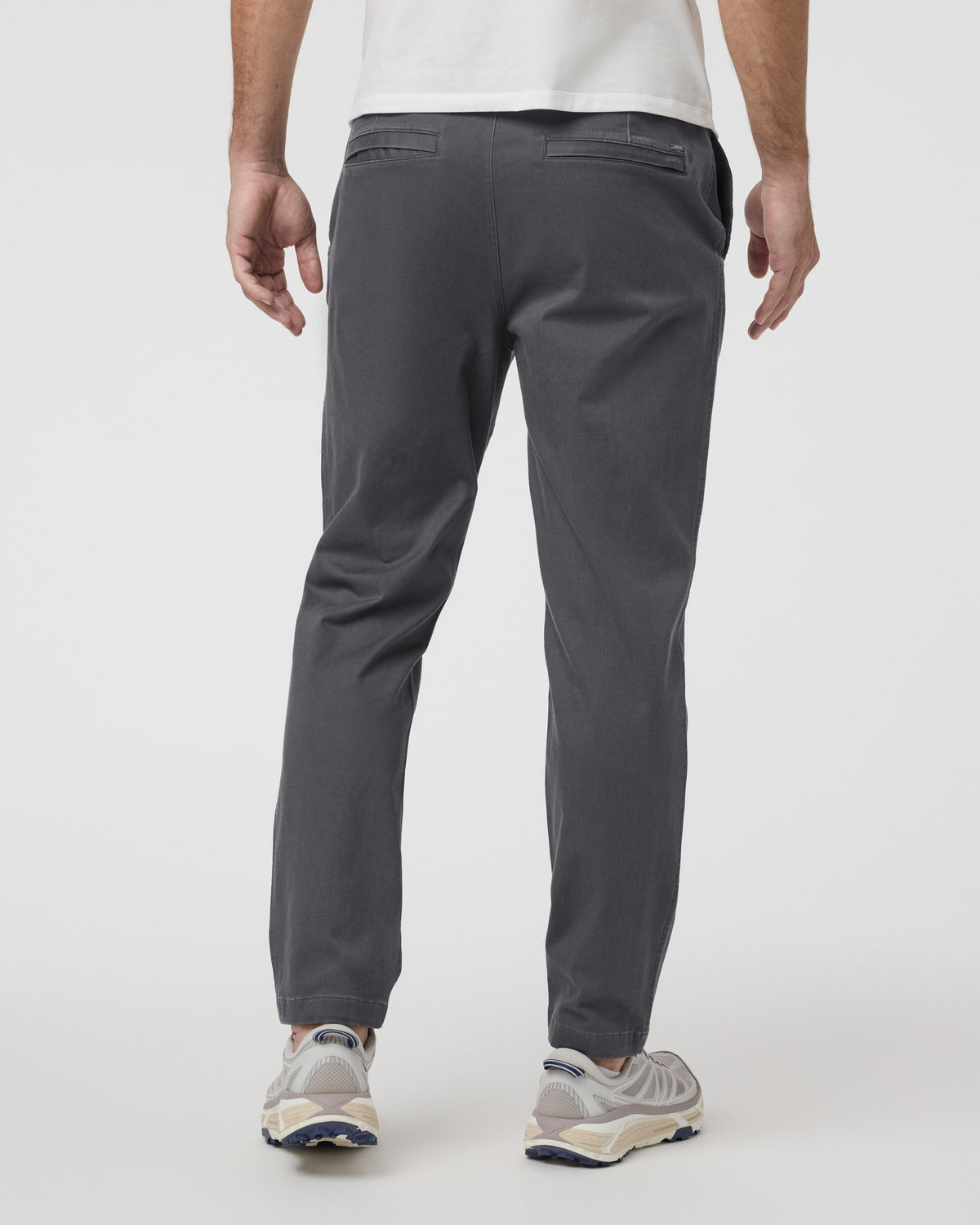Fletcher Elastic Waist Pant Athletic Slim Fit 30" Dark Pewter - Vuori