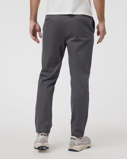 Fletcher Elastic Waist Pant Athletic Slim Fit 30" Dark Pewter - Vuori