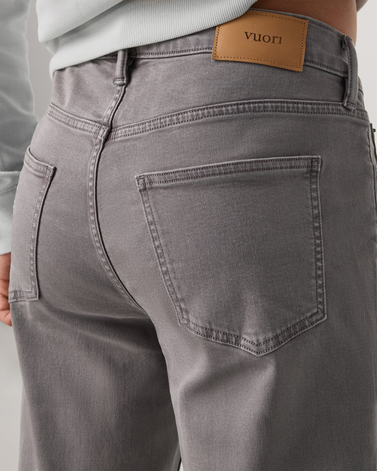 Benton Stretch Twill Pant Classic Fit 30" Cavern Grey Jeans - Vuori