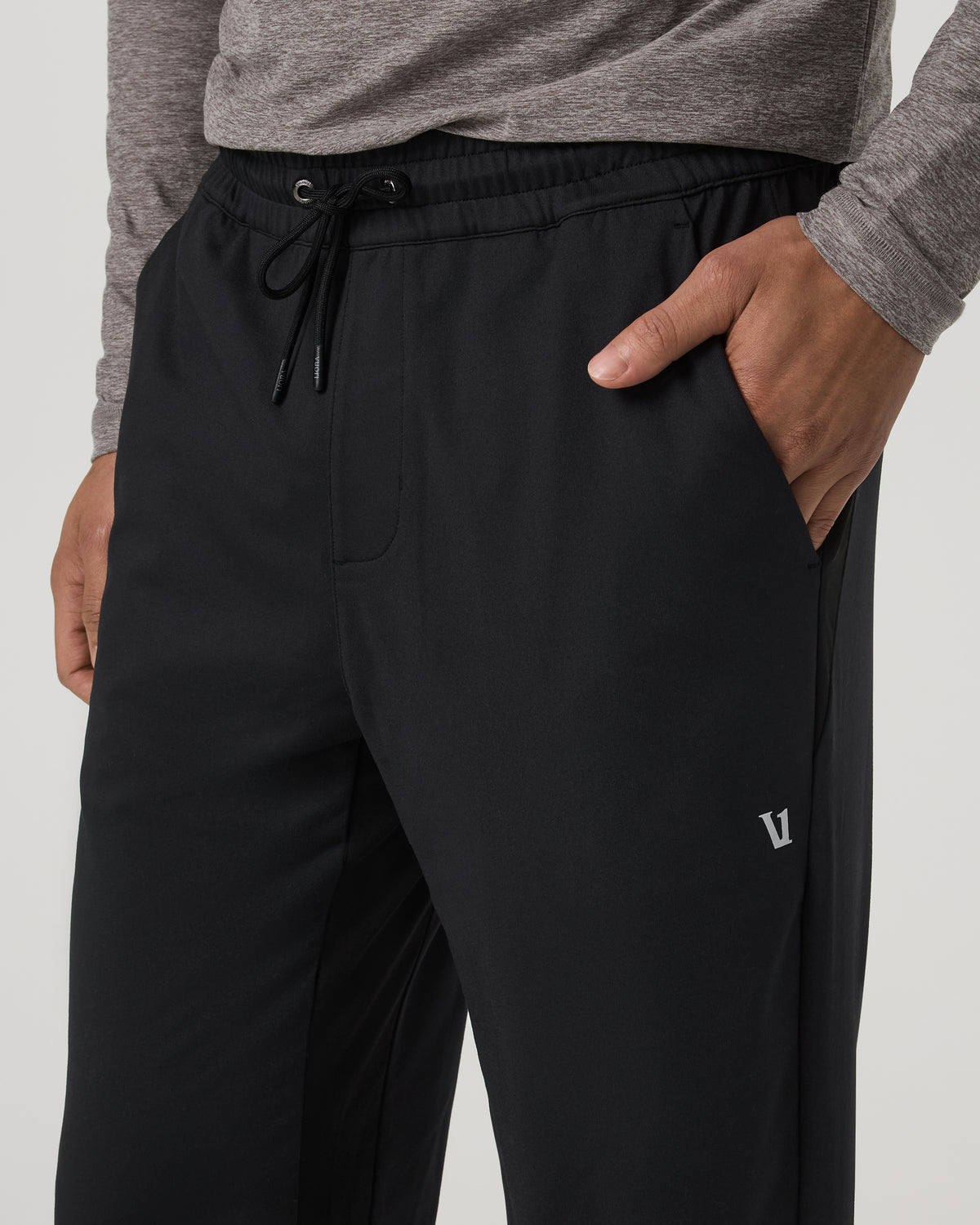 Sunday Performance Track Pant 30" Men's Black Pants - Vuori