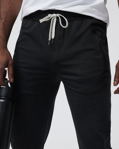 Ponto Performance Jogger Men's Black Training Pants - Vuori