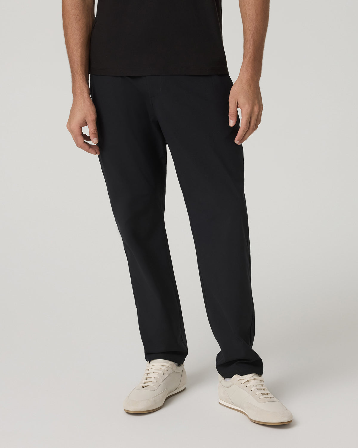 Meta Trouser Classic Fit 30" Men's Black Tailored Pants - Vuori