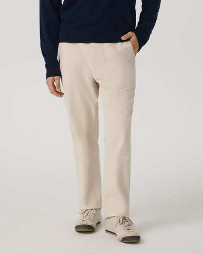 Ridge Pant Classic Fit Men's Bone Casual Utility Pants - Vuori