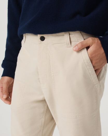 Ridge Pant Classic Fit Men's Bone Casual Utility Pants - Vuori