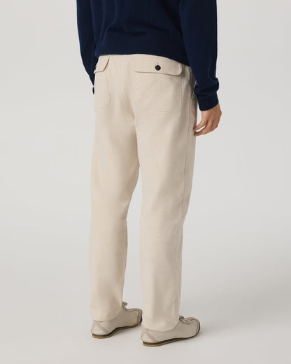 Ridge Pant Classic Fit Men's Bone Casual Utility Pants - Vuori