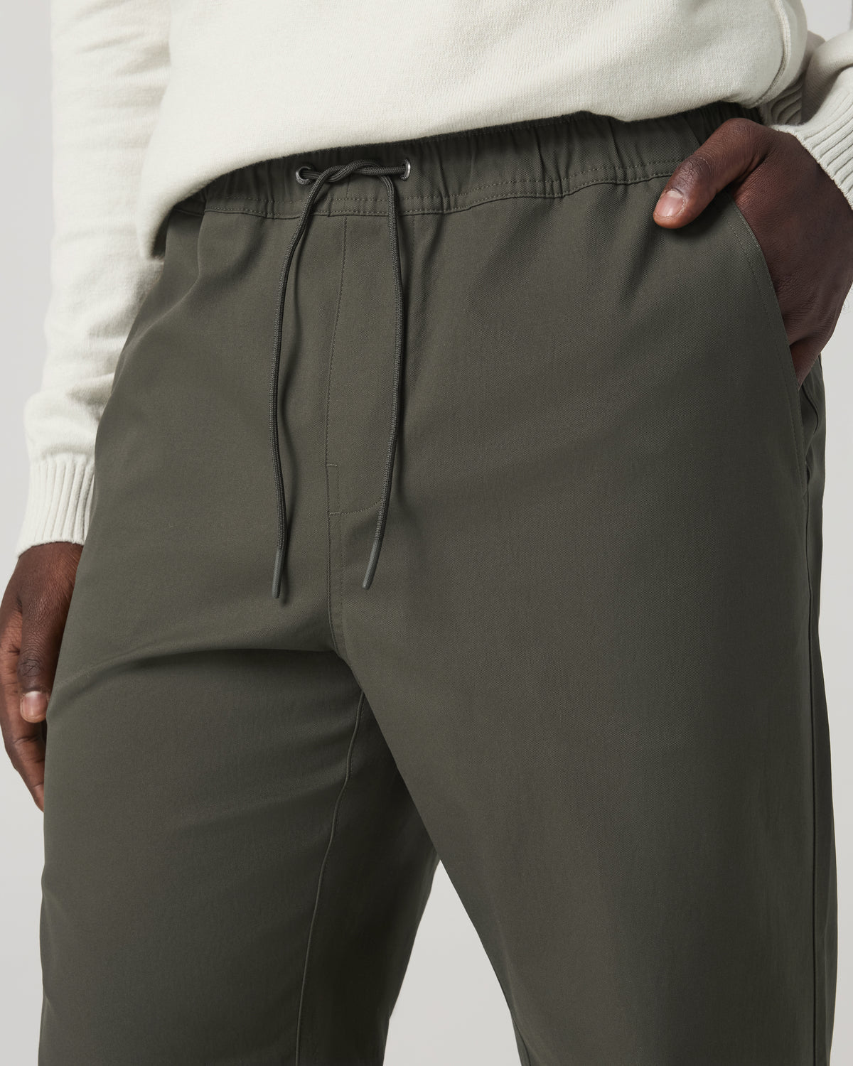 Cascade Elastic Waist Trouser Classic Fit 30" Dark Oregano - Vuori
