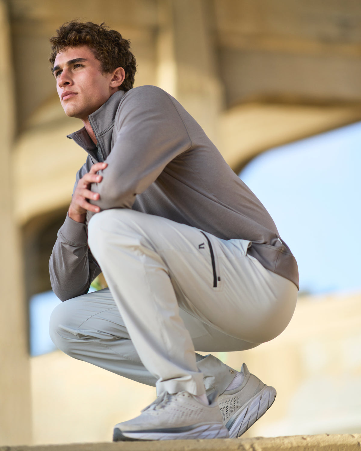 Grafton Pant Unlined Classic Fit 30" Sky Grey - Vuori