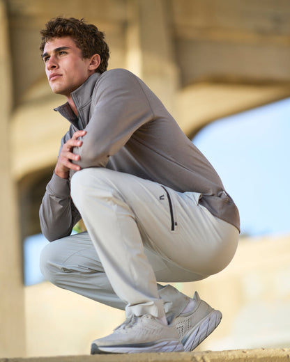 Grafton Pant Unlined Classic Fit 30" Sky Grey - Vuori
