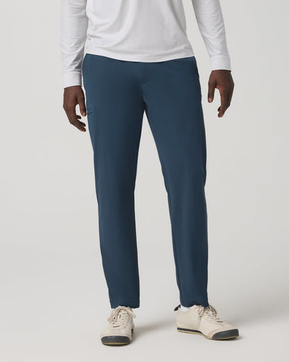 Fleet Trouser Classic Fit 30" Men's Ocean Blue Chino Pant - Vuori