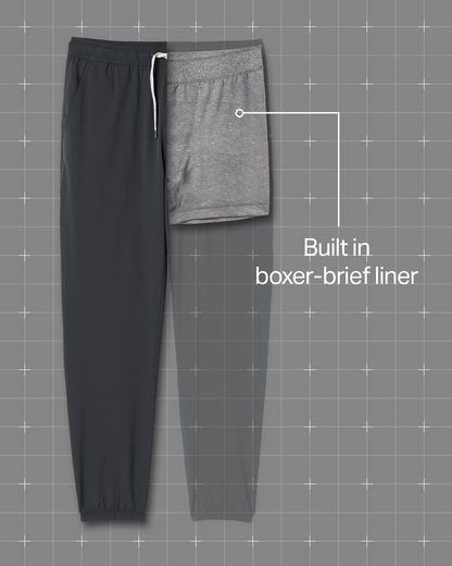 Kore Jogger Men's Black Workout Joggers - Vuori