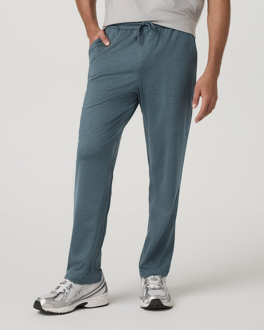 Men's Sunday Performance Track Pant 30" Blue Sea Heather| Vuori - Vuori