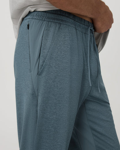 Men's Sunday Performance Track Pant 30" Blue Sea Heather| Vuori - Vuori
