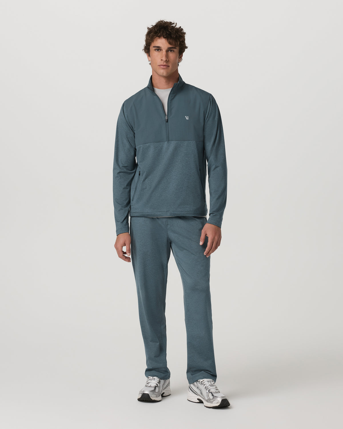 Men's Sunday Performance Track Pant 30" Blue Sea Heather| Vuori - Vuori