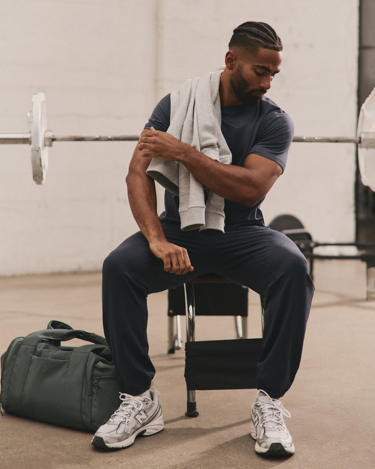 Coronado Performance Sweatpant Classic 28" Midnight Heather - Vuori