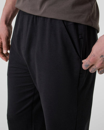 Coronado Performance Sweatpant Classic 28" Black Heather - Vuori