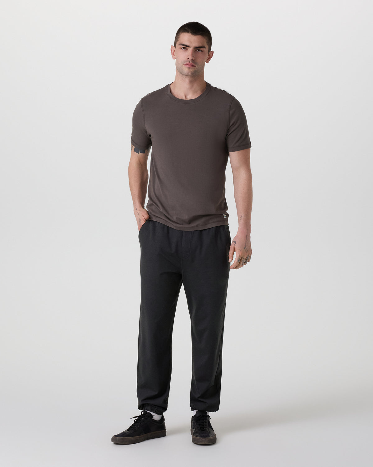Coronado Performance Sweatpant Classic 28" Black Heather - Vuori