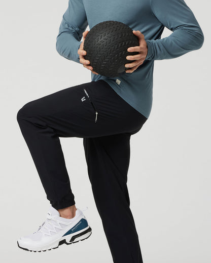 Fleet Sport Jogger Men's Black Lightweight Joggers - Vuori