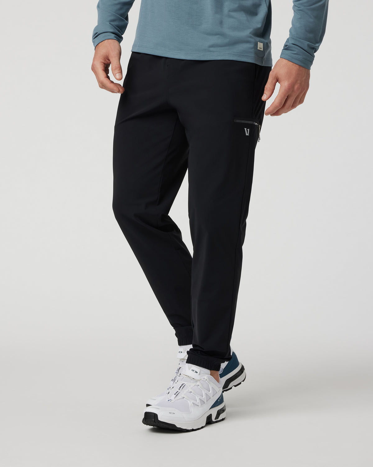 Fleet Sport Jogger Men's Black Lightweight Joggers - Vuori