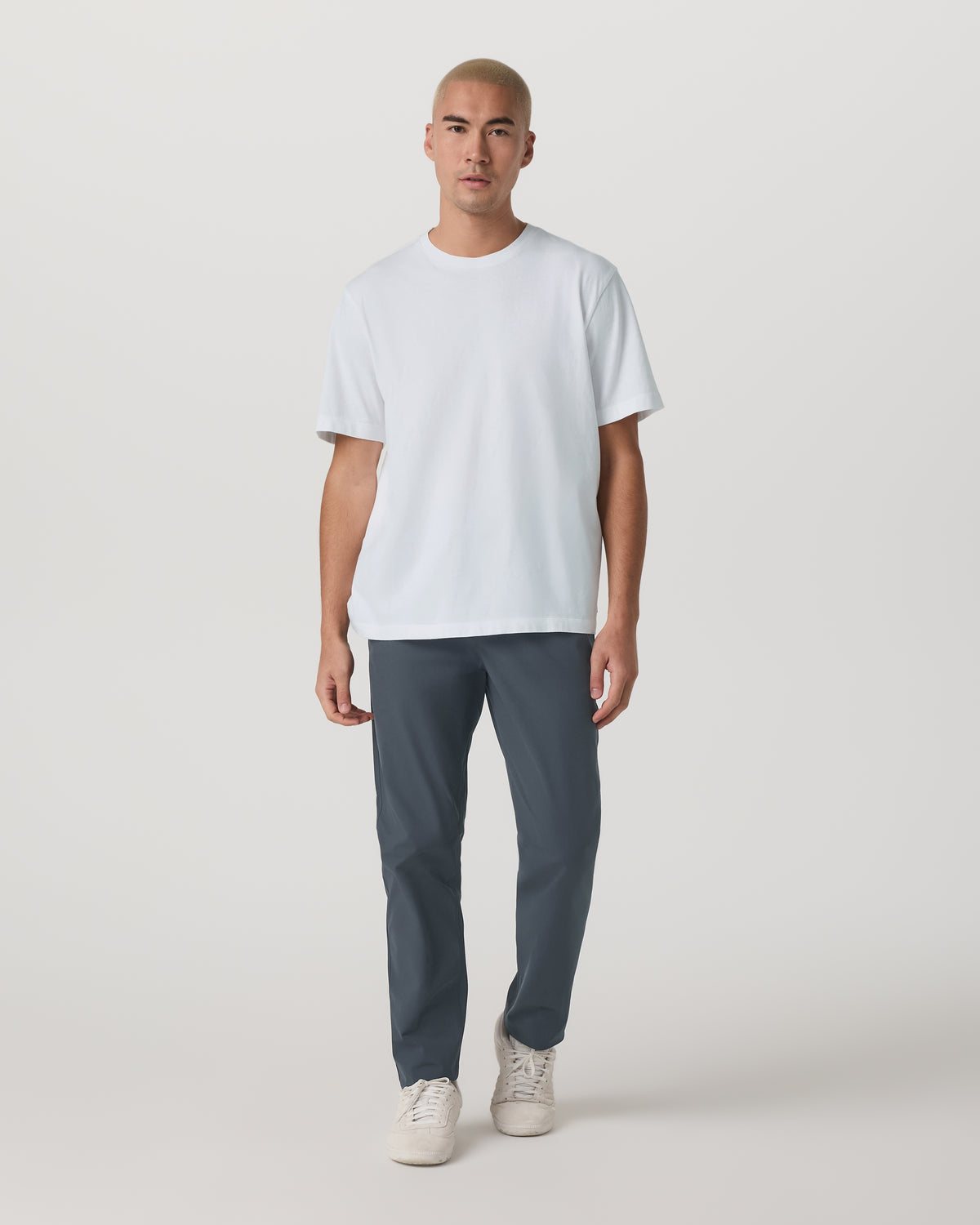 Meta Elastic Waist Pant Classic Fit Men's Charcoal Pants - Vuori