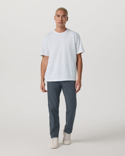 Meta Elastic Waist Pant Classic Fit Men's Charcoal Pants - Vuori