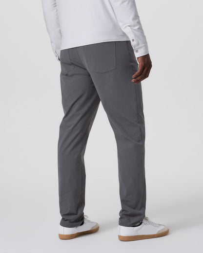 Meta Pant Classic Fit 34" Men's Charcoal 5-Pocket Pants - Vuori