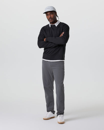 Meta Pant Classic Fit 34" Men's Charcoal 5-Pocket Pants - Vuori