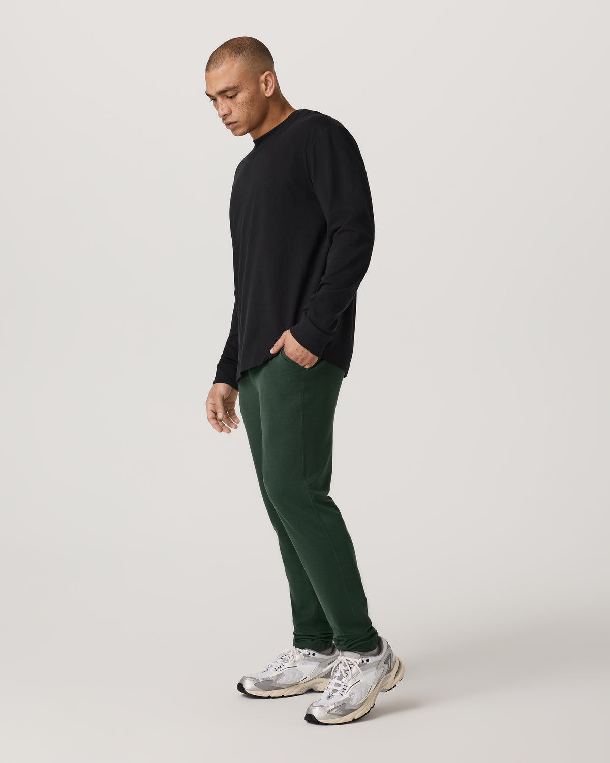 Ponto Performance Pant 30" Men's Spruce Heather Pants - Vuori
