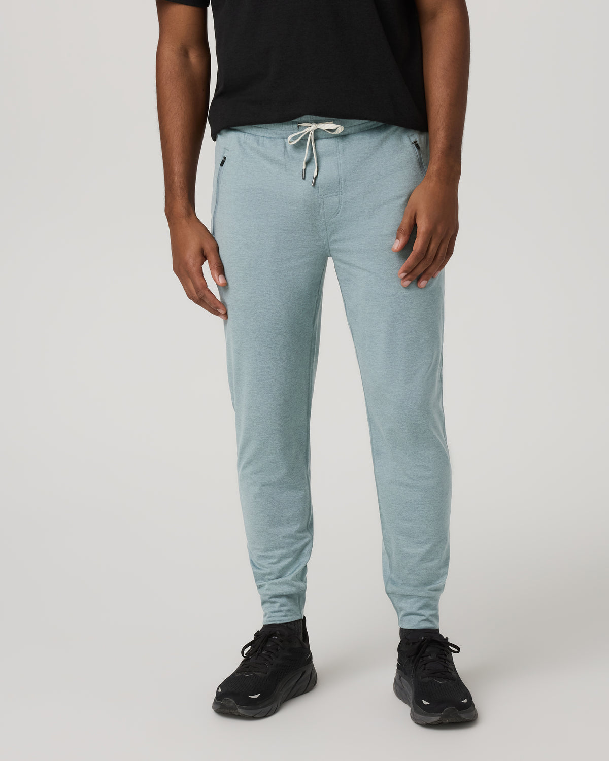 Men's Ponto Performance Jogger 28" Misty Blue Heather - Vuori