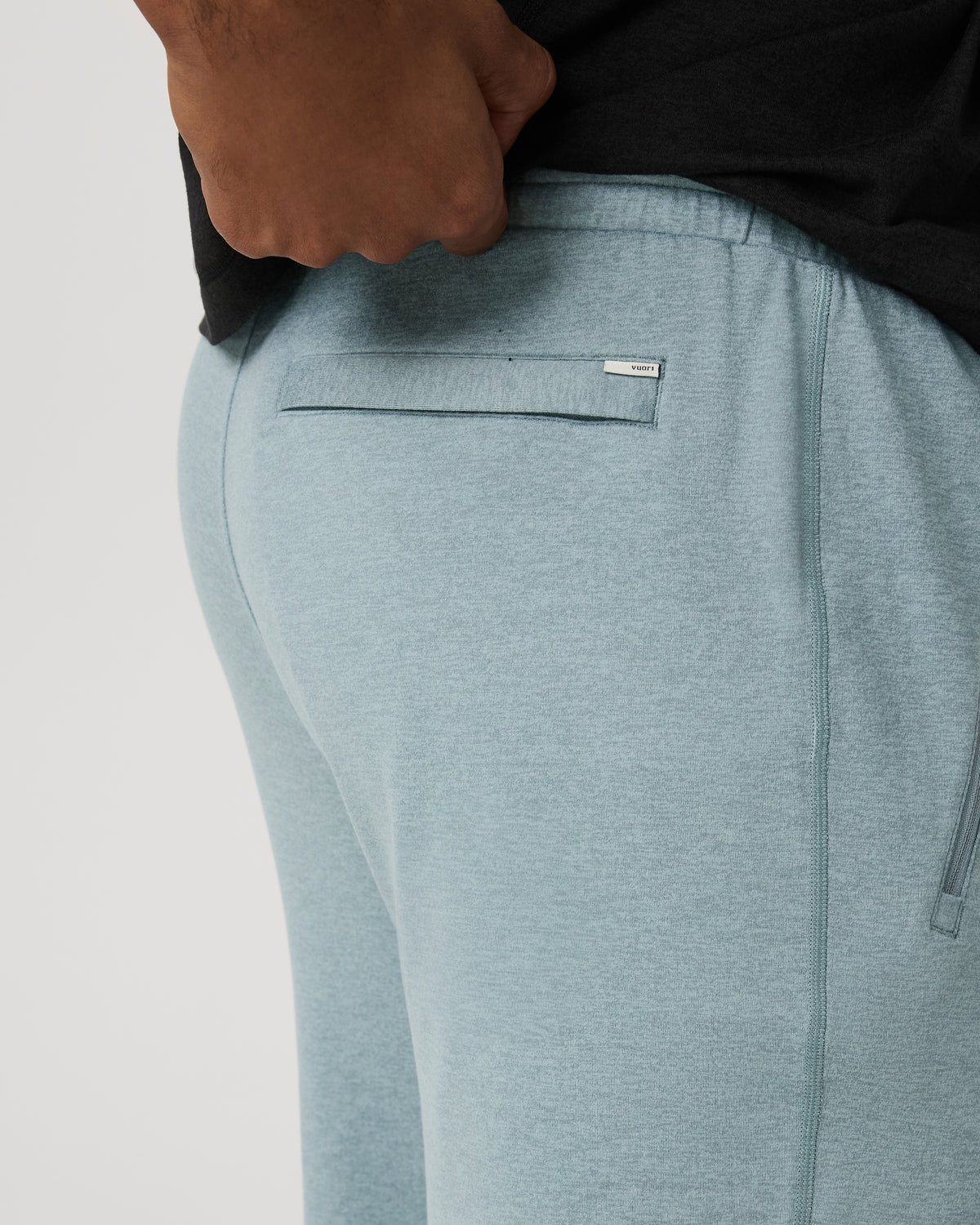 Men's Ponto Performance Jogger 28" Misty Blue Heather - Vuori