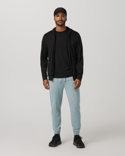 Men's Ponto Performance Jogger 28" Misty Blue Heather - Vuori