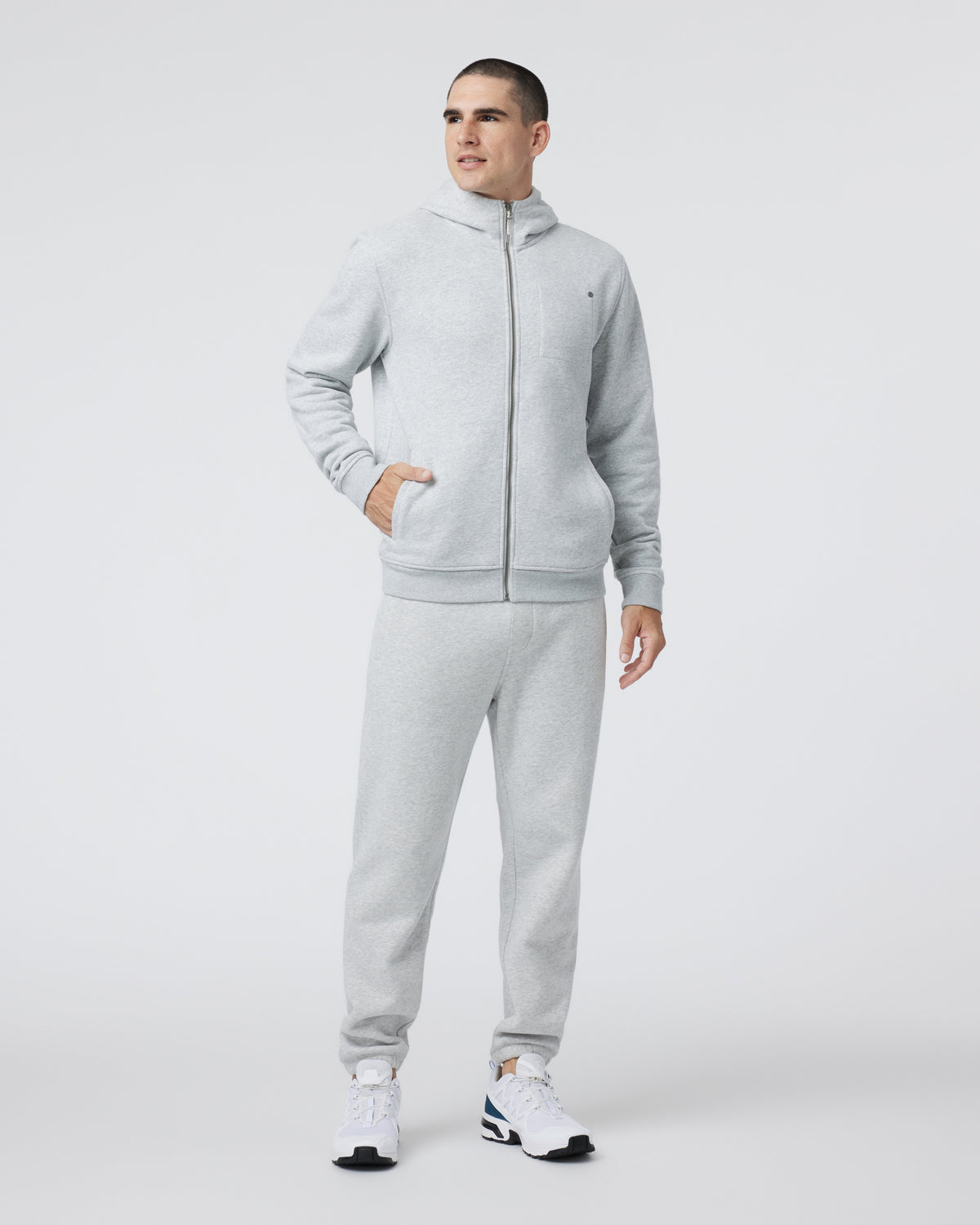 Seaside Sweatpant Light Heather Grey Sweatpants - Vuori