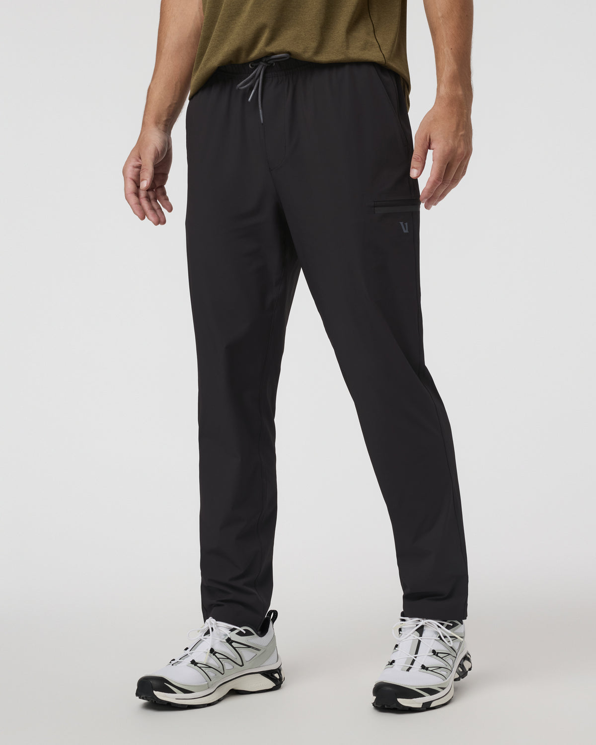 Grafton Pant Unlined Classic Fit 30" Black - Vuori