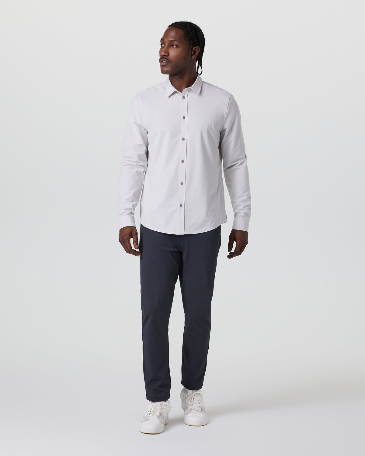 MetaTwill Pant Athletic Slim 30" Navy - Vuori