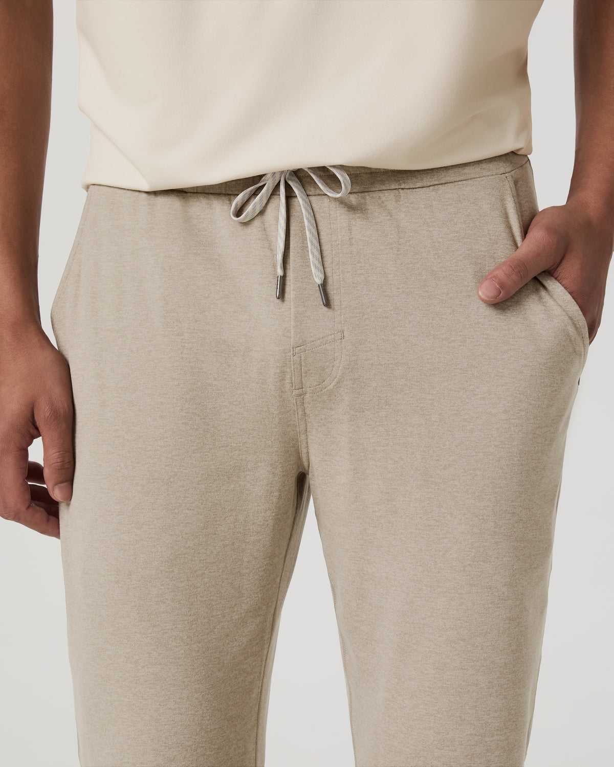Ponto Performance Pant 30" Truffle Heather Sweatpants - Vuori