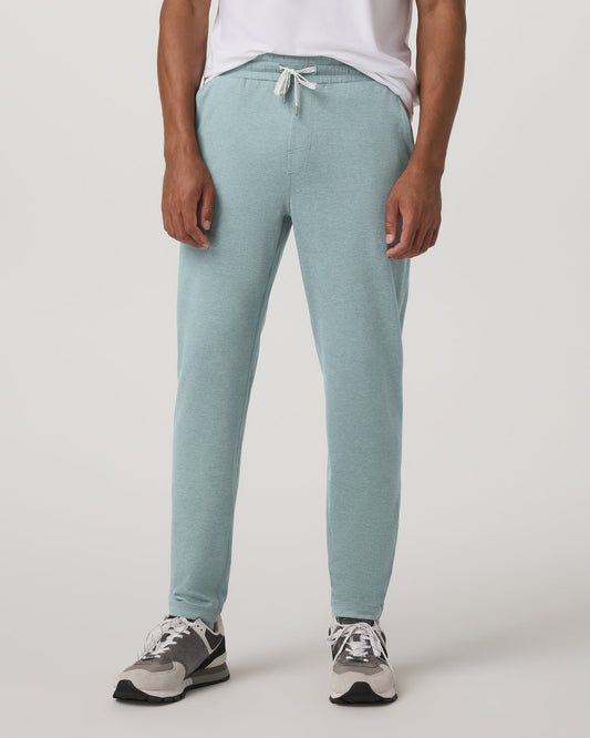 Ponto Performance Pant 30" Misty Blue Heather Sweatpant - Vuori