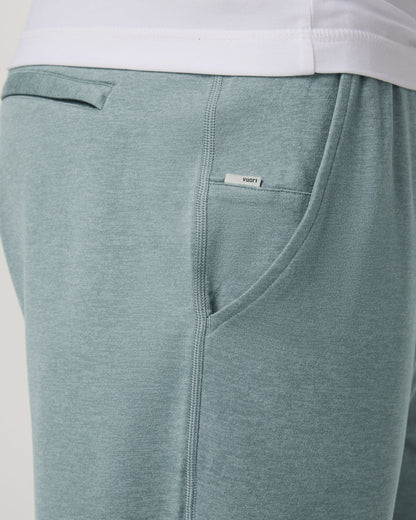 Ponto Performance Pant 30" Misty Blue Heather Sweatpant - Vuori