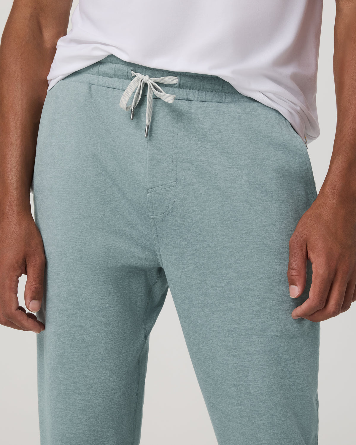 Ponto Performance Pant 30" Misty Blue Heather Sweatpant - Vuori