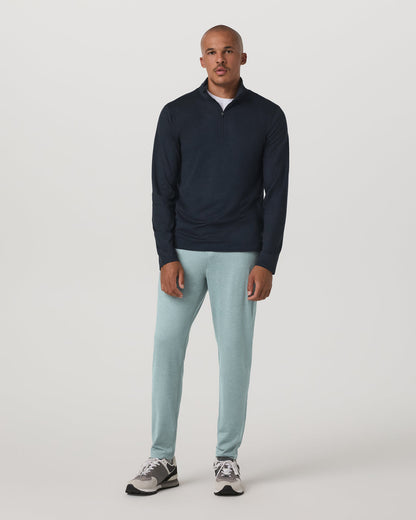 Ponto Performance Pant 30" Misty Blue Heather Sweatpant - Vuori