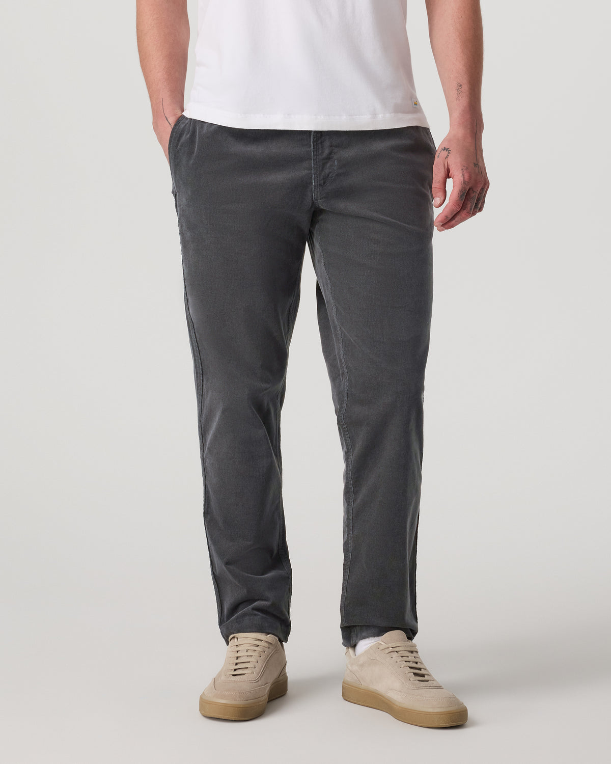 Men's Optimist Elastic Waist Pant Classic Fit Charcoal - Vuori