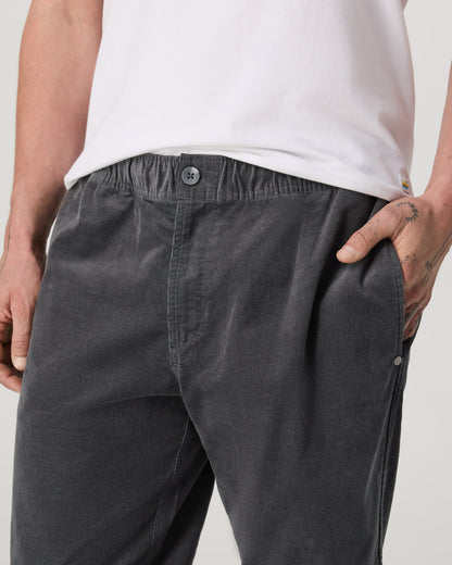 Men's Optimist Elastic Waist Pant Classic Fit Charcoal - Vuori