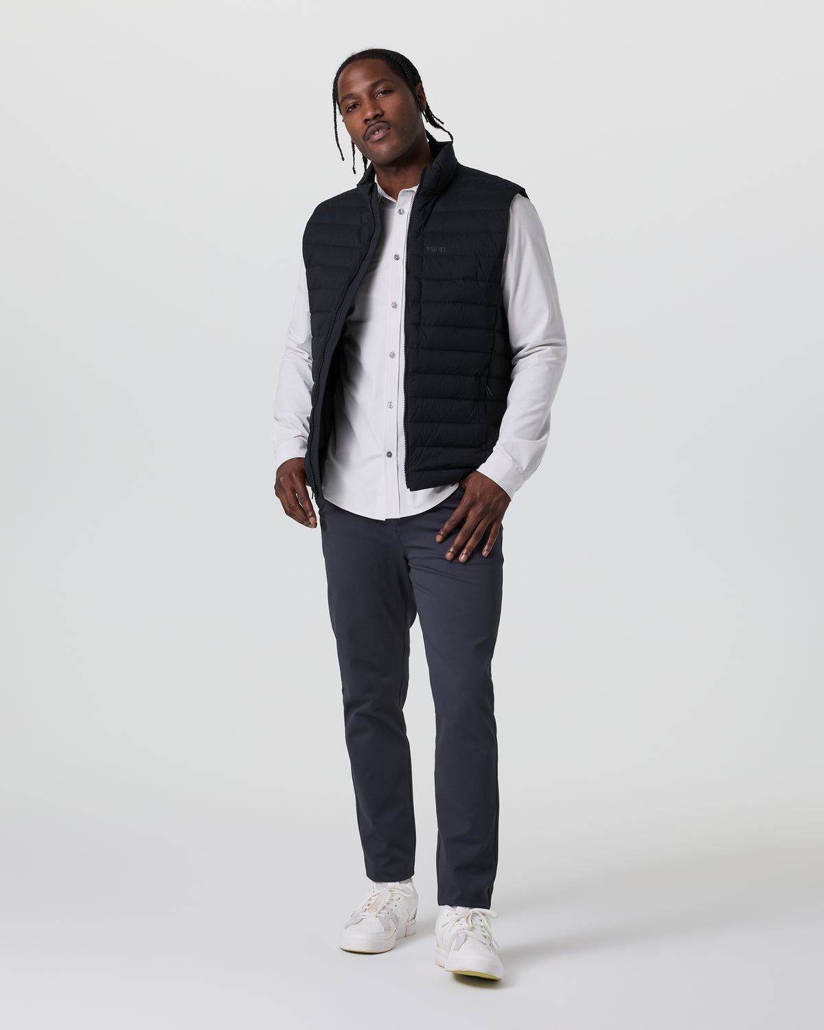 MetaTwill Pant Athletic Slim 32" Navy - Vuori