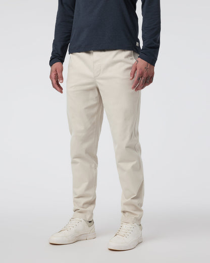 Fletcher Elastic Waist Pant Athletic Slim Fit 30" Oatmeal - Vuori