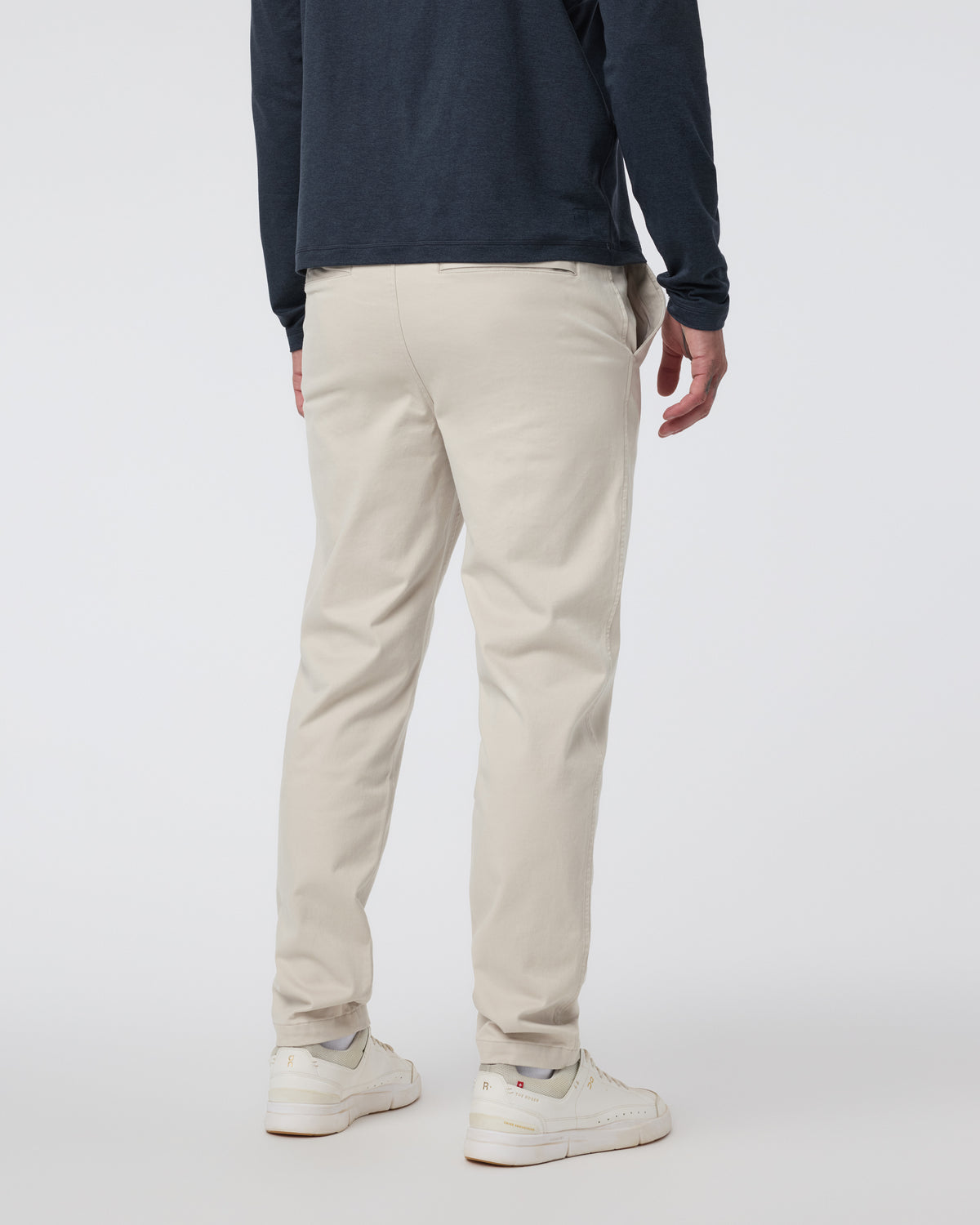 Fletcher Elastic Waist Pant Athletic Slim Fit 30" Oatmeal - Vuori