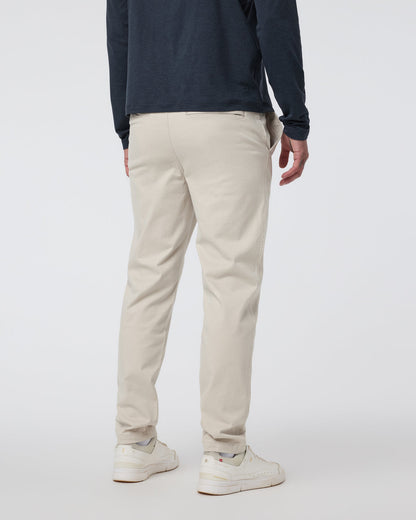 Fletcher Elastic Waist Pant Athletic Slim Fit 30" Oatmeal - Vuori